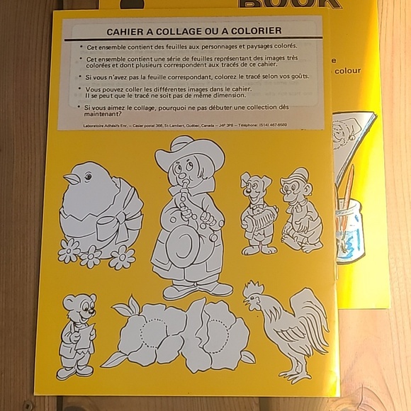 Pair of vintage coloring books - Picture 3 of 17